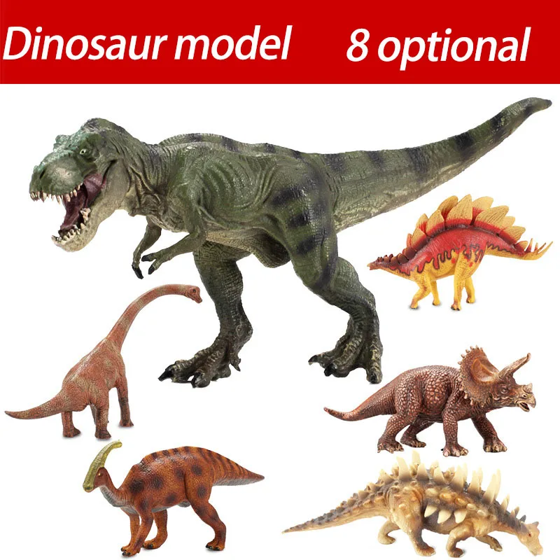 

Jurassic world solid simulation dinosaur model toys 8 large Tyrannosaurus Rex plastic animal models children's early childhood