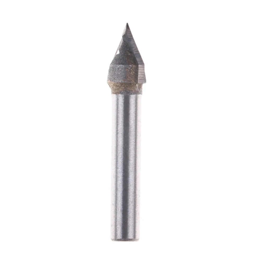 6x10 мм Вольфрамовая сталь 60 градусов V Groove Bit CNC маршрутизатор 1/4 дюйма хвостовик