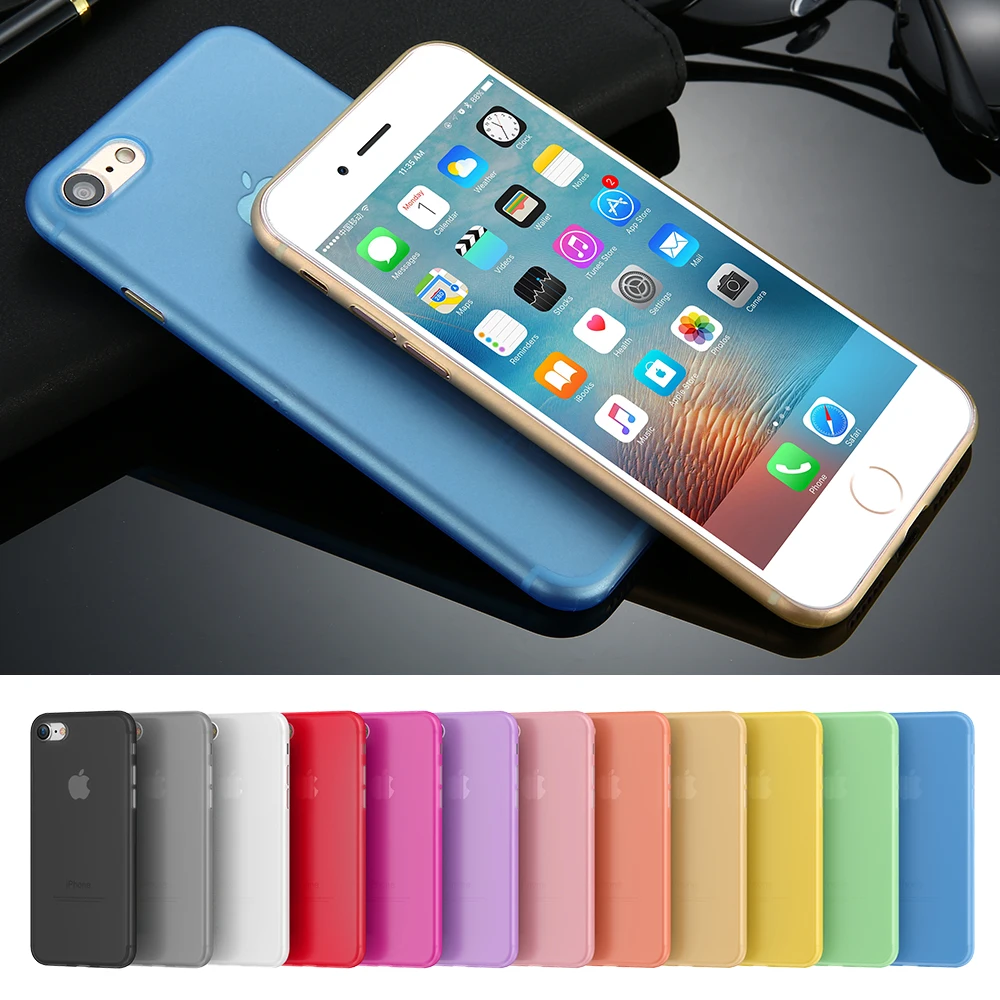 Ультратонкий матовый чехол KISSCASE для iPhone X 6 6S 7 8 Plus XS MAX XR жесткий накладка из