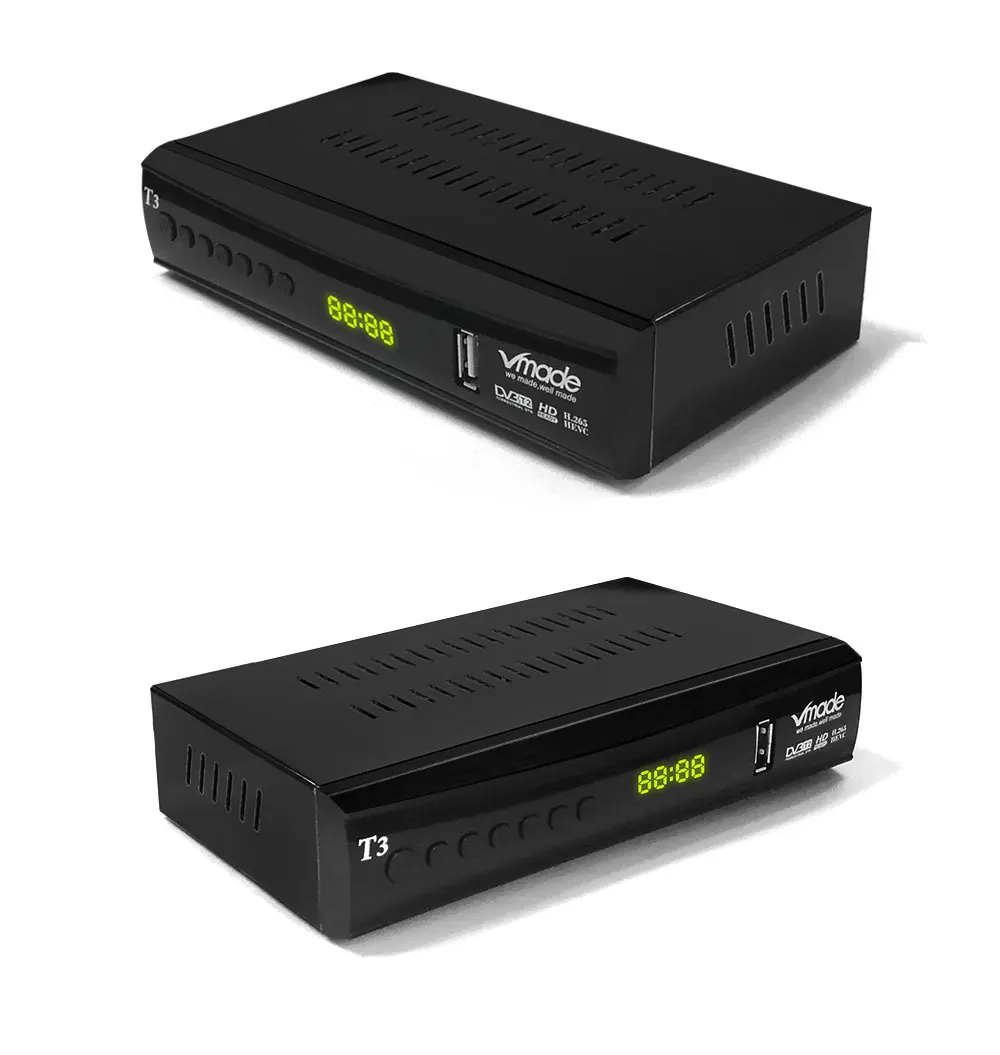 Vmade DVB T2 HD приемник 1080P ТВ-тюнер DVB T2 H.265 наземный декодер Dvb-t2 телеприставка с USB WiFi поддержка AC3