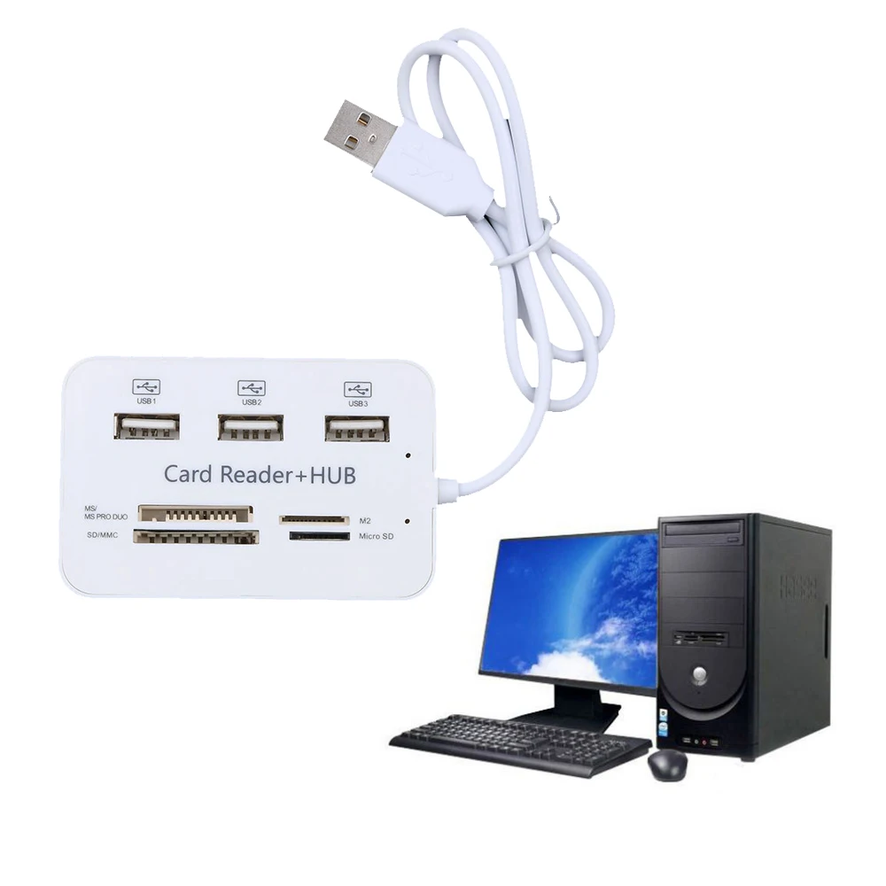 Многофункциональный USB концентратор Kebidu 3 0 разветвитель с портами