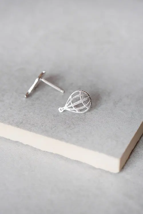 

New Fashion Hot Air Balloon Earrings For Women Jewelry Stud Earrings 10pcs/lot