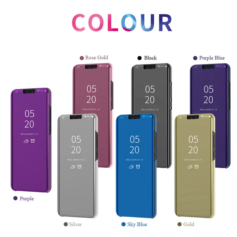 Прозрачный умный зеркальный флип-чехол для HUAWEI P30 PRO LITE P30PRO P30LITE MATE 20 X P Smart 2019 Honor 8X