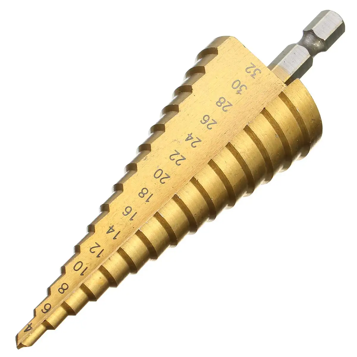 

Drillpro 1pc Titanium HSS Step Drill Bits for Wood 4-12mm 4-20mm 4-32mm Metal Drilling Woodworking Power Tools Wholesale Price