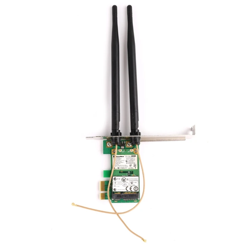 AR9281 Настольный Wlan беспроводной Wifi PCI-E адаптер карты PCI-1X 300 м с двойной несъемной