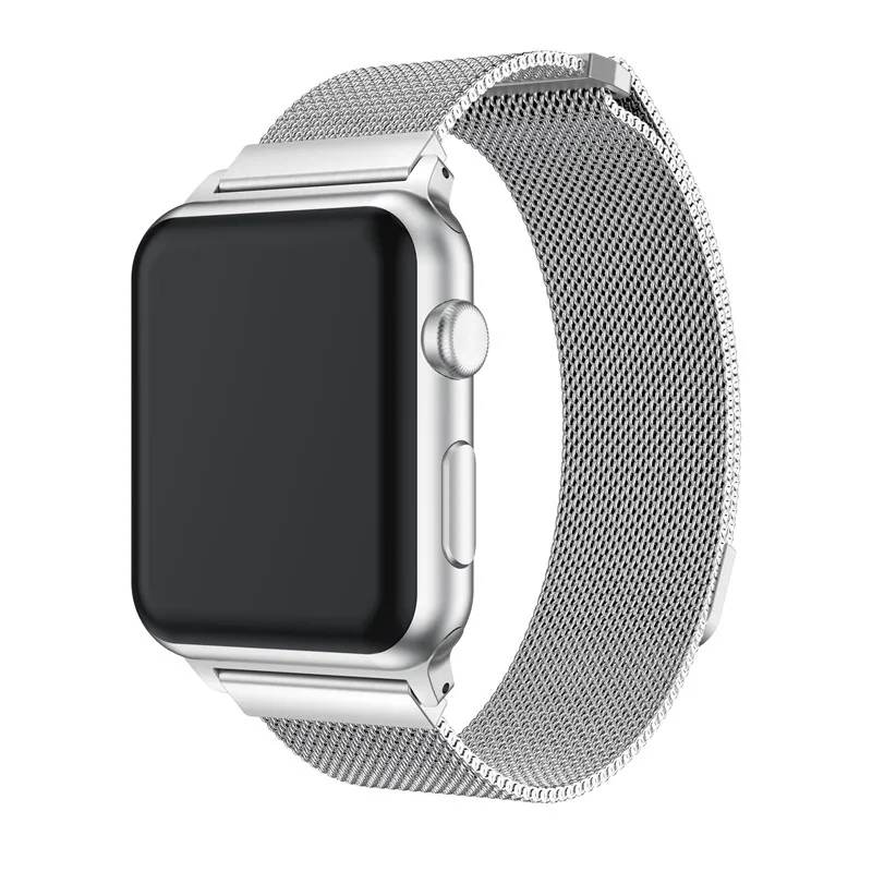 Спортивный Браслет Миланская петля часы на магнитном ремешке для Apple Watch band iwatch