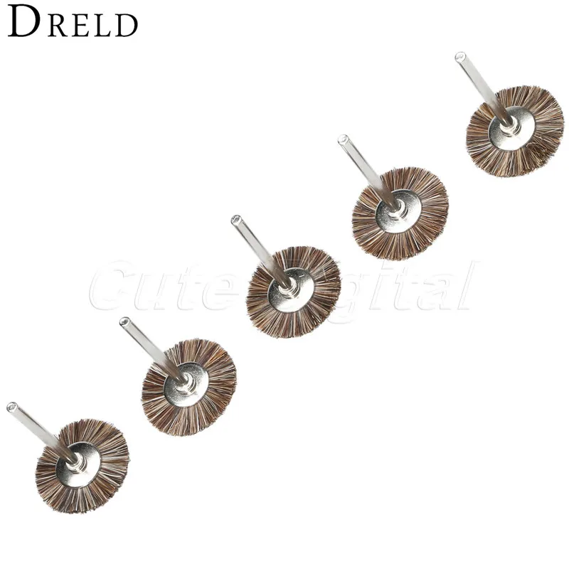 DRELD 5 шт. Dremel аксессуары с фокусным расстоянием 25 мм волокна шлифовальный