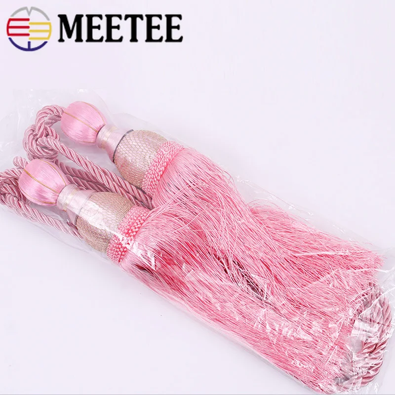 Meetee 1 пара (2 шт.) 77 см для занавесок с кисточкой Tieback подвеска аксессуары держатель