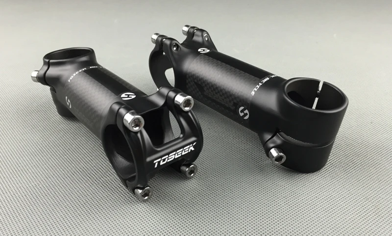 Новый Стиль сплав углеродного волокна велосипед дорожный Mtb Stem 6 градусов Frok 28 бар