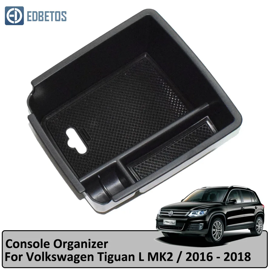 2016-2019TiguanL Tiguan подлокотник ящик для хранения для Volkswagen Tiguan 2009 2010 2011 2012 2013 Tiguan L аксессуары, органайзером и 16-19 - Название цвета: 2016-2019TiguanL