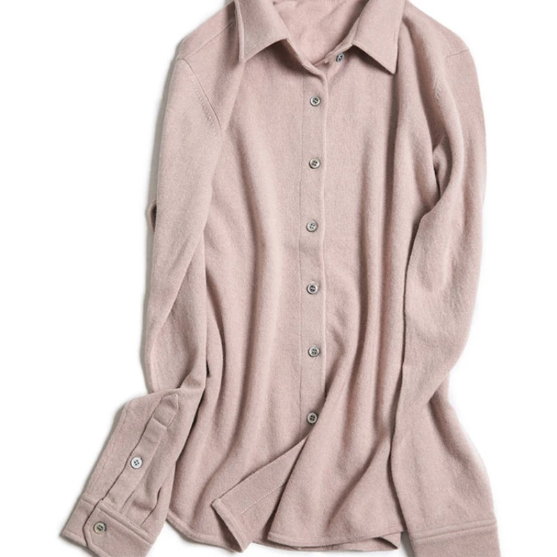 2018 Spring Autumn Women Cashmere Wool Sweaters Cardigans Turn Down Neck Sexy Casual Fashion Solid Color Femme Knitted Plus Size |