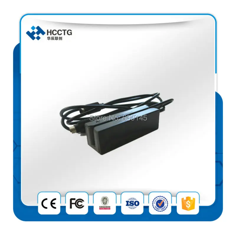 

Mini Size Keyboard Wedge USB Magnetic Card Reader HCC750U