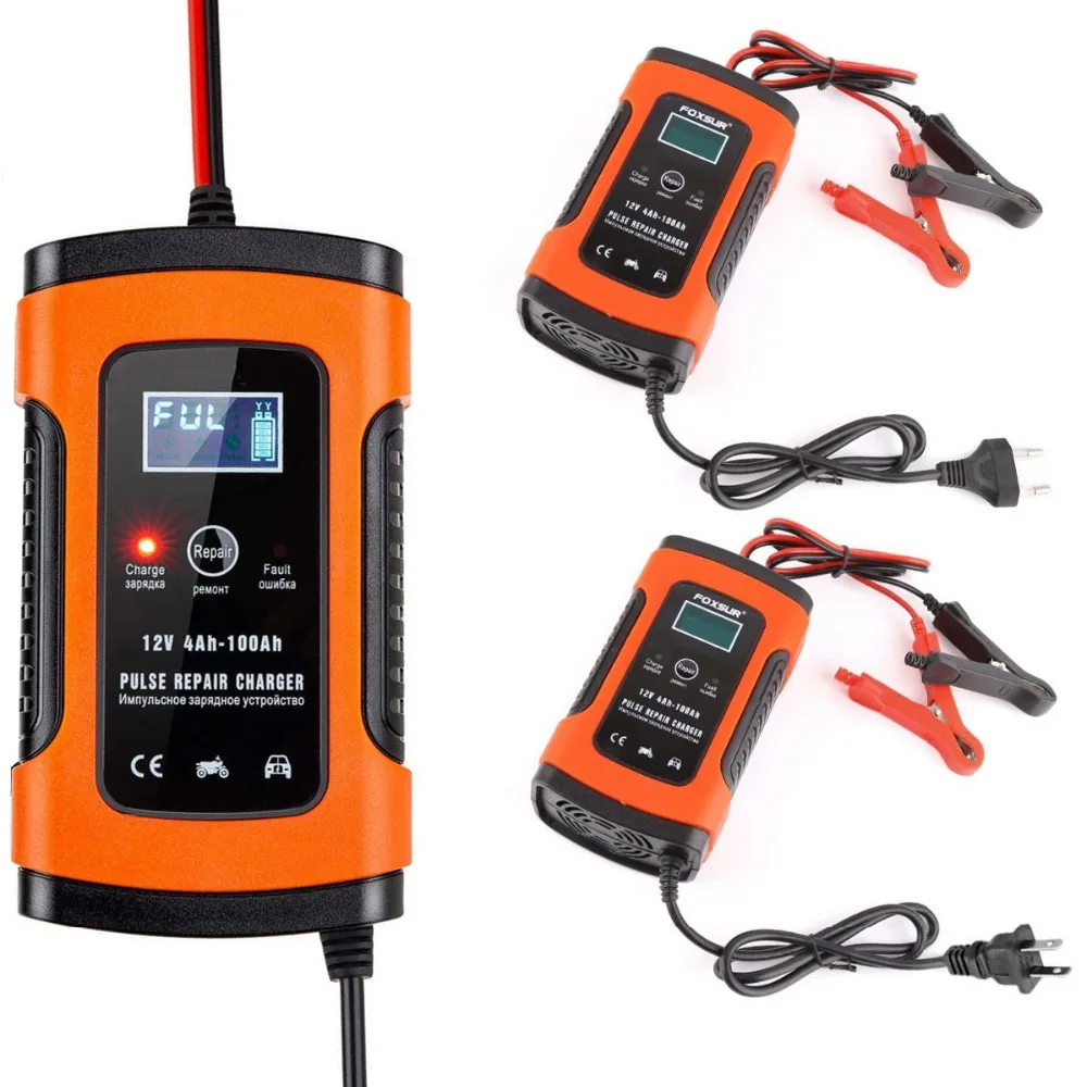 Интеллектуальное импульсное Ремонтное зарядное устройство с ЖК-дисплеем для