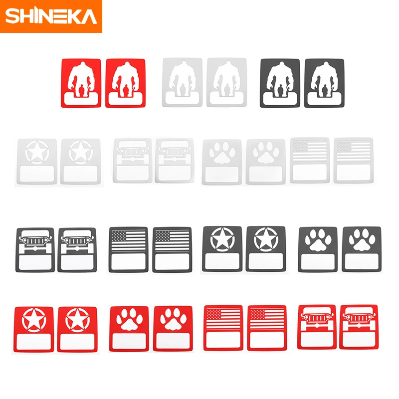 SHINEKA металлические защитные накладки на задсветильник ры декоративная накладка
