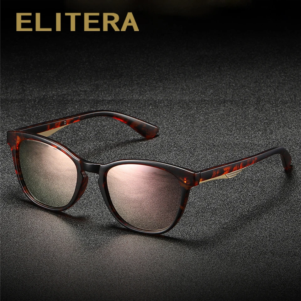 ELITERA круглые поляризованные солнцезащитные очки UV 400 Защита для мужчин женские очки