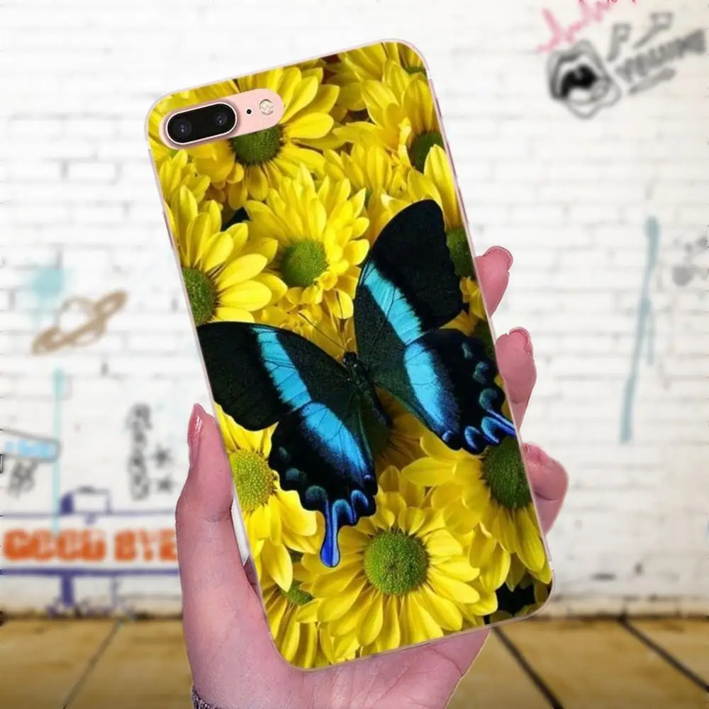 Красочные милые бабочки цветы Новинка Fundas для Galaxy J1 J2 J3 J330 J4 J5 J6 J7 J730 J8 2015 2016 2017 2018