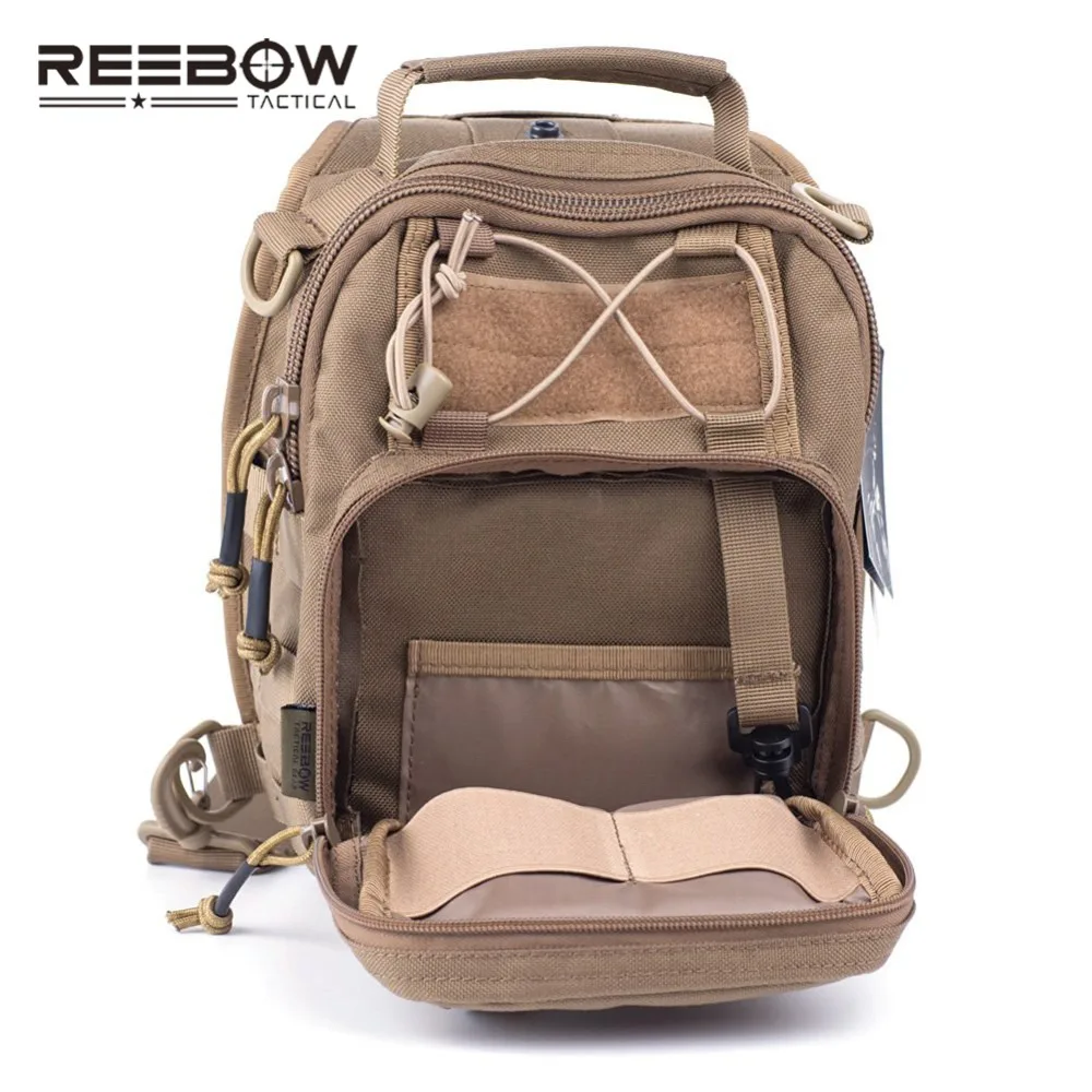 Сумка слинг REEBOW армейская камуфляжная городская Спортивная нагрудная сумка 1000D