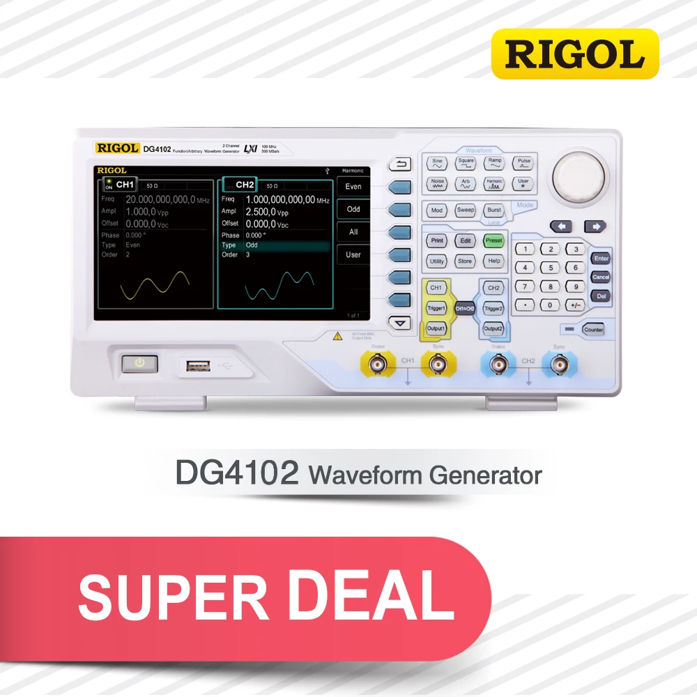 Большая распродажа! Генератор сигналов RIGOL DG4102|rigol signal generator|function generatorsignal generator |