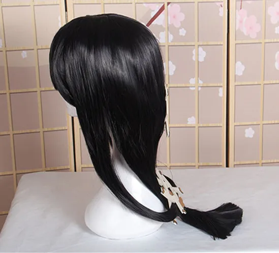 Wig and headwear Onmyoji SSR Onikiri Ghost Guiqie новая кожа Косплей Костюм японский стиль кимоно Хэллоуин Униформа мужские наряды пользовательские размеры - Цвет: Wig and headwear