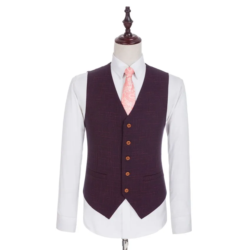 Смокинг для жениха Auriparus цвет бордовый облегающий индивидуальный