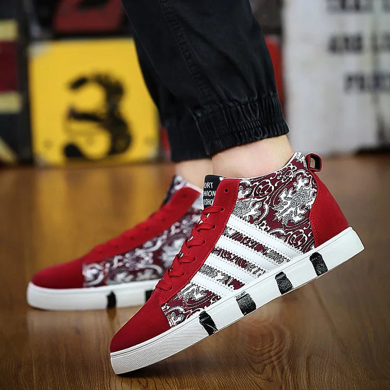 Черный белый цвет для мужчин s туфли без каблуков дышащая zapatillas hombre высокие