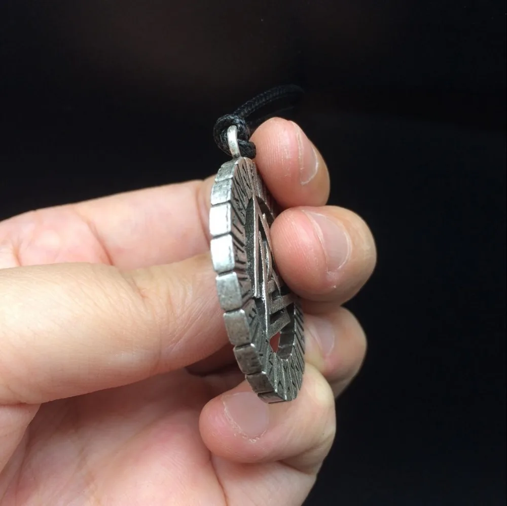 Nordic Vikings Rune Amulet Pendant Necklace Viking Knot Original pendant necklace Talisman jewelry | Украшения и аксессуары