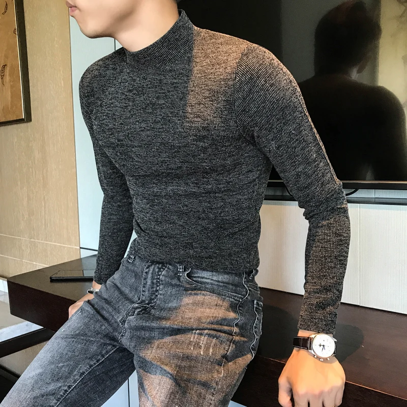 Лидер продаж футболка Homme брендовая Новинка 2018 одноцветная Универсальная