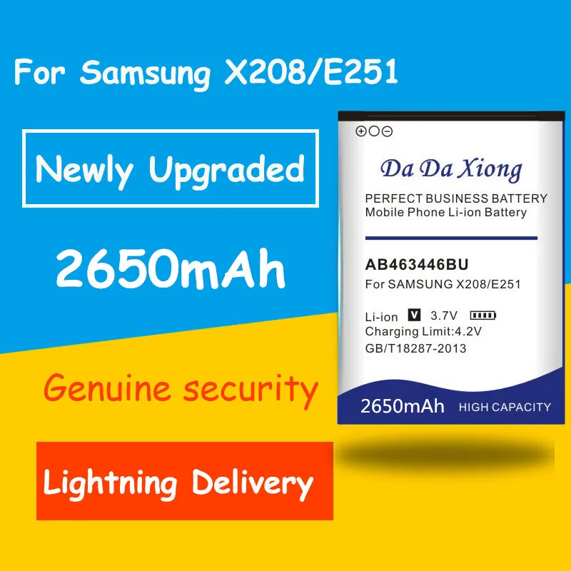 Аккумуляторная батарея AB463446BU для Samsung SGH E210 C512 X208 1258 1250 C3300K B189 B309 F299