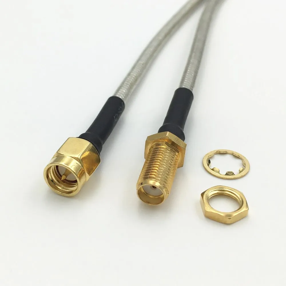 1 шт. Полужесткий кабель RG402 SMA штекер женский RF коаксиальный удлинитель Перемычка