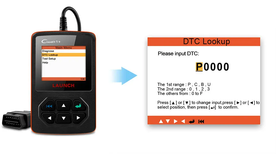 Launch X431 Creader V+ OBD2 сканер EAVP O2 датчики тест двигателя код ошибки считыватель с многоязычным ODB2 автомобиля диагностический инструмент