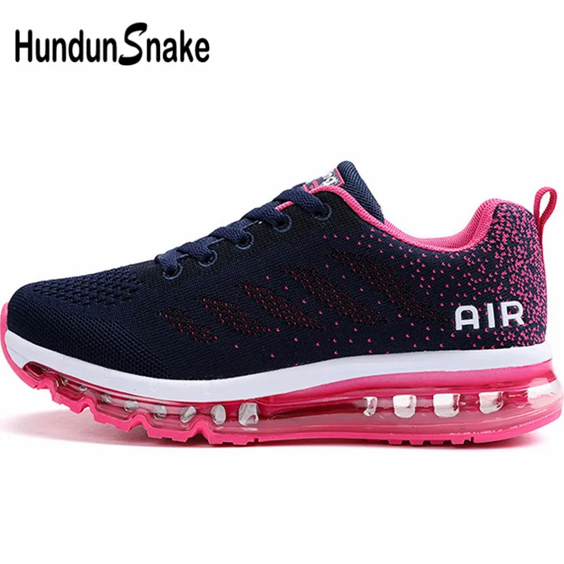 dark blue purple Hundunsnake/летние кроссовки; Chaussure Femme; спортивная обувь на воздушной подушке; женская обувь для тенниса из сетчатого материала; женские синие спортивные G-29 Deportivas - Цвет: dark blue purple
