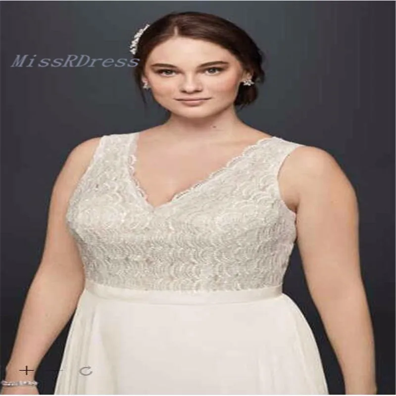 2017 Свадебные Платья Scalloped Кружева Онлайн Плюс Размер С Атласной Пояса Деталь