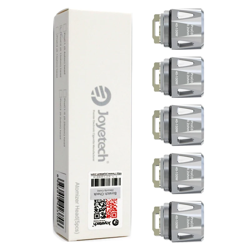 Сменная головка спирали Joyetech ProC3 0 2 Ом DL 5 штук для резервуаров Joye ProCore Aries |