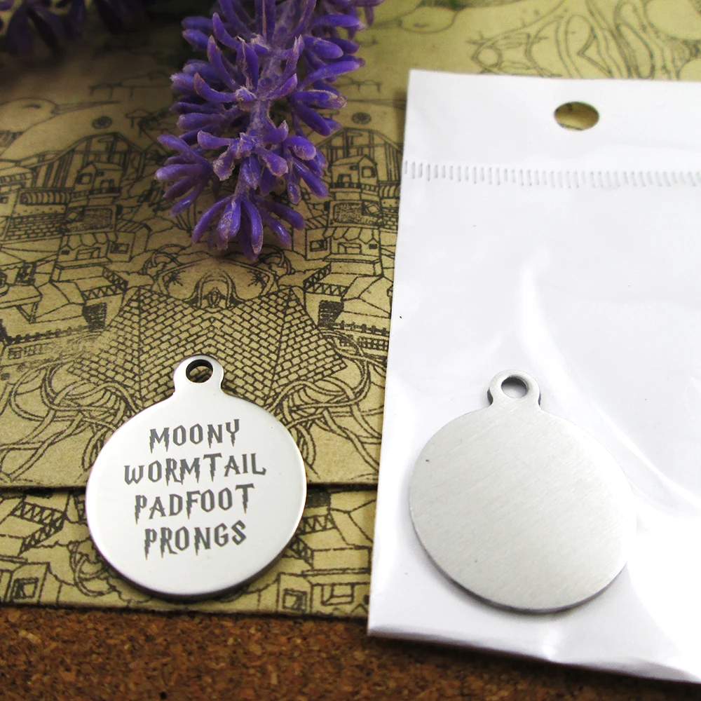 20 шт. &quotmoony wormtail padfoot prongs&quot подвески из нержавеющей стали больше стилей для