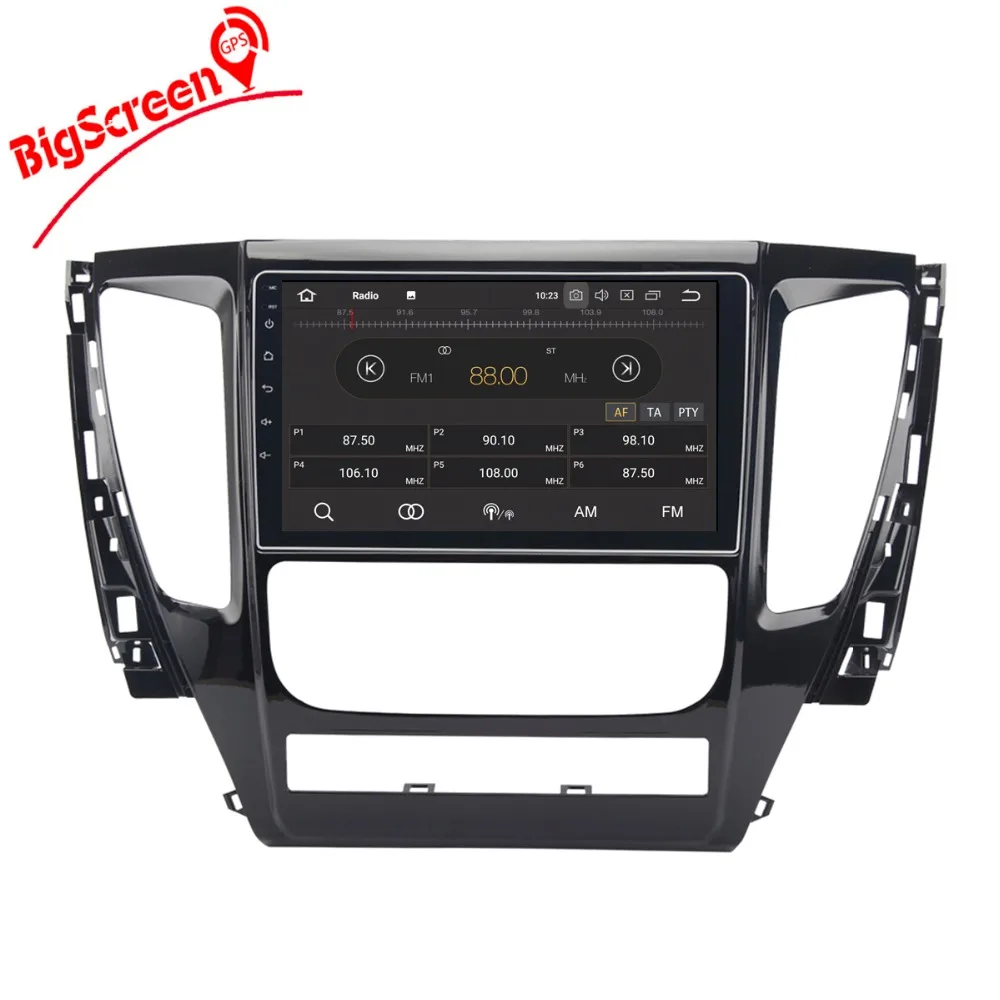 Новейший Восьмиядерный автомобильный DVD-плеер Android 8 0 GPS-навигация для Misubishi Pajero 2016