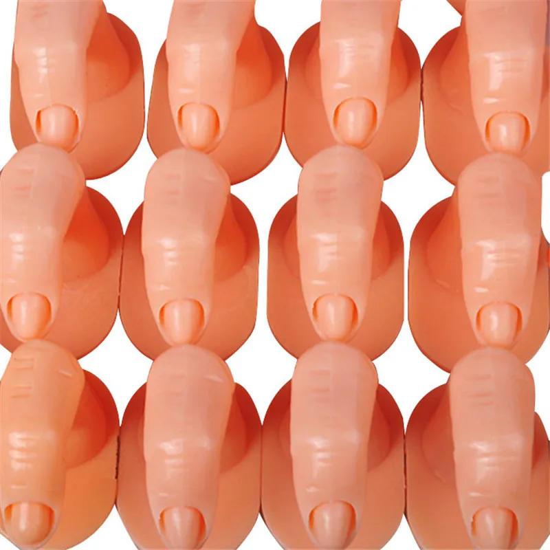 

21pcs Nail Art Model Training Display False Tips For UV Gel Acrylic Practice Hand Training Manicure Salon Tools