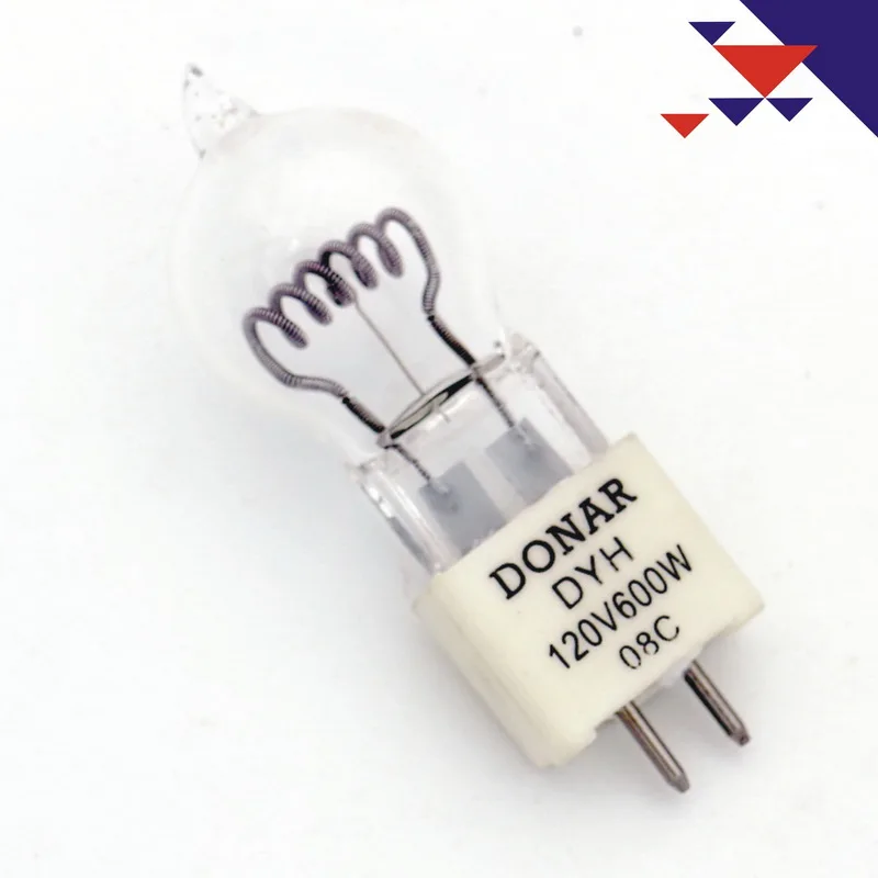 DONAR DN 26649 120V 600W DYH JCD120V 120V600W G5.3 AV/фото галогенная лампа Верхний проектор Itek