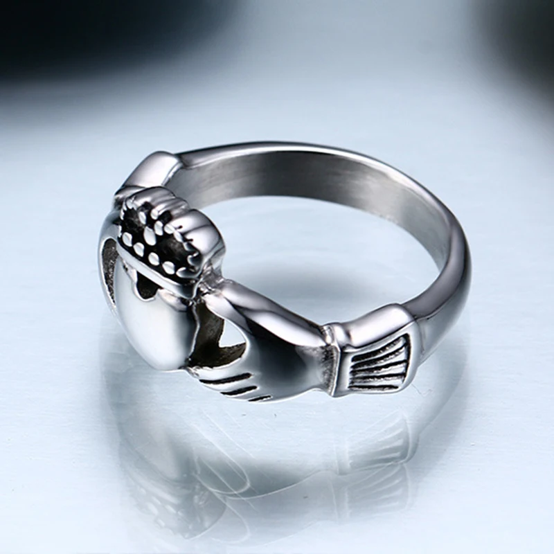 Кольцо Claddagh дружба любовное кольцо для любимой подруги друга качественное из