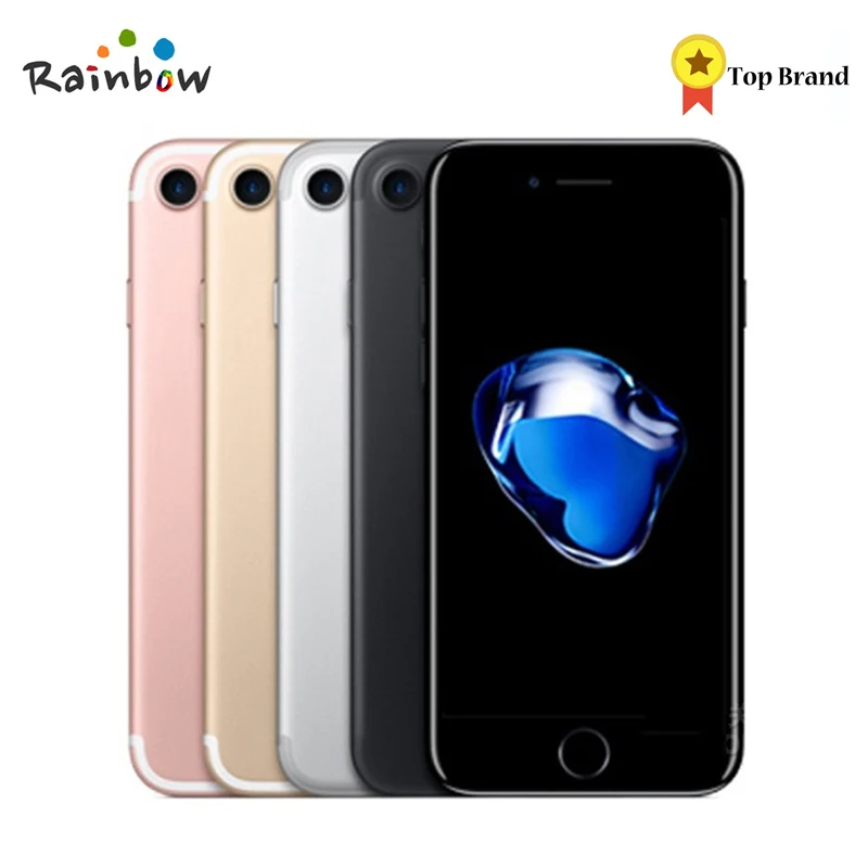 Apple iPhone 7 IOS четырехъядерный 2 Гб ОЗУ 12,0 МП камера 4K видео 4G LTE мобильный телефон с отпечатком пальца Touch ID