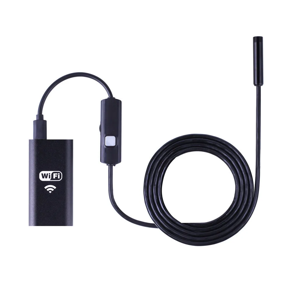 Беспроводная HD 720P Водонепроницаемая умная Wi-Fi камера эндоскоп для осмотра iPhone
