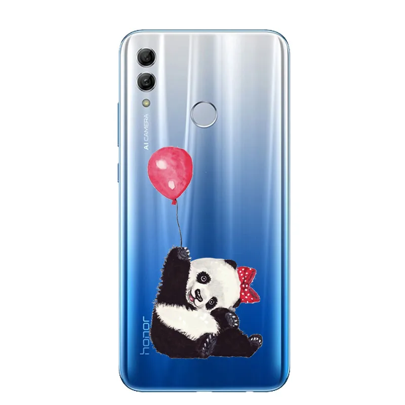 Чехол для телефона s для Honor 10 чехол для Honor 10 Lite силиконовый прозрачный Футляр Кот лев тигр чехол с фруктовым принтом для Huawei Honor 10 Lite