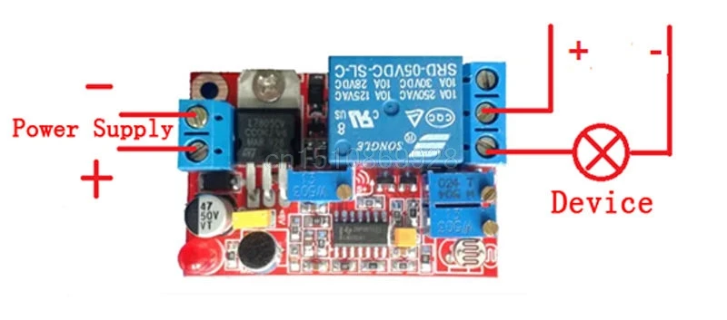 DC5V 12 V 24 V звуковое Сенсорное освещение Управление реле времени задержки отключения модуля