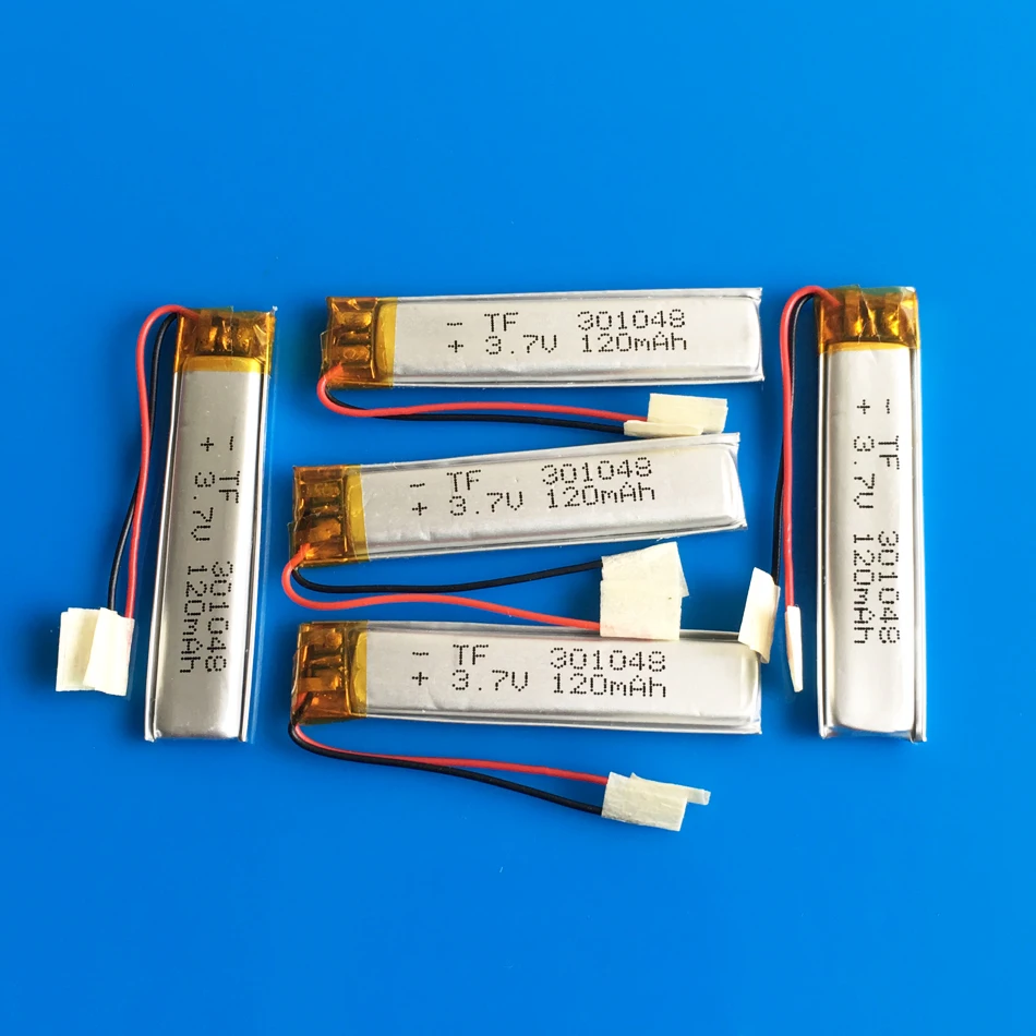 5 шт. перезаряжаемые литий полимерные аккумуляторы 301048 в 3 7 мАч|rechargeable battery|lithium
