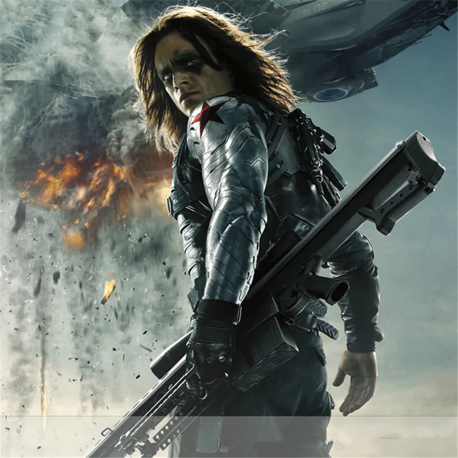 Хэллоуин Капитан Америка 3 COS Барнс Зимний Солдат civil war Зимний Солдат armor arms