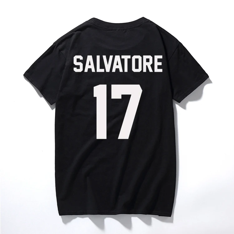 Повседневные Salvatore 17 футболка год рождения Дневники вампира Женские туфли