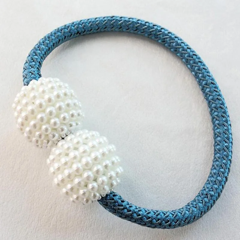 1 шт. перламутровые магнитные шаровые держатели со шнуровкой висячая пряжка