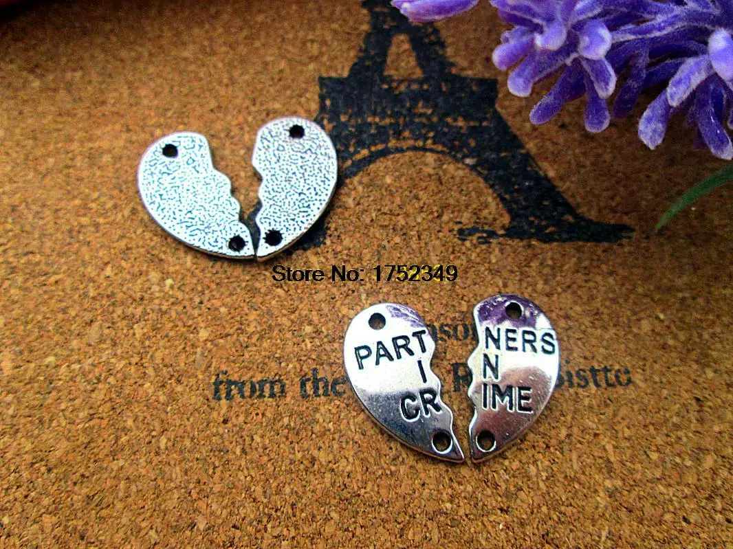 Подвески из серебра для лучших друзей пробы 4 набора 20 х20 мм | Украшения и