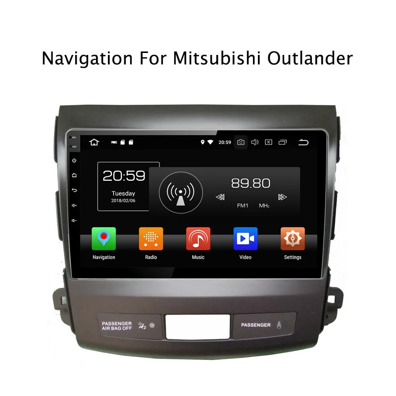 9 &quot4G ram 32G rom Android 0 автомобильный DVD мультимедийный плеер для Mitsubishi Outlander 2006 2007 2008