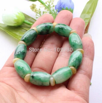 Браслет-браслет из 909138 ледяного изумруда antocyanin Jadeite Passepartout бесплатная доставка |