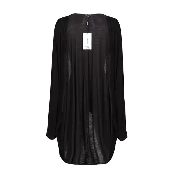 Женское летнее тонкое пальто длинный однотонный солнцезащитный кардиган с